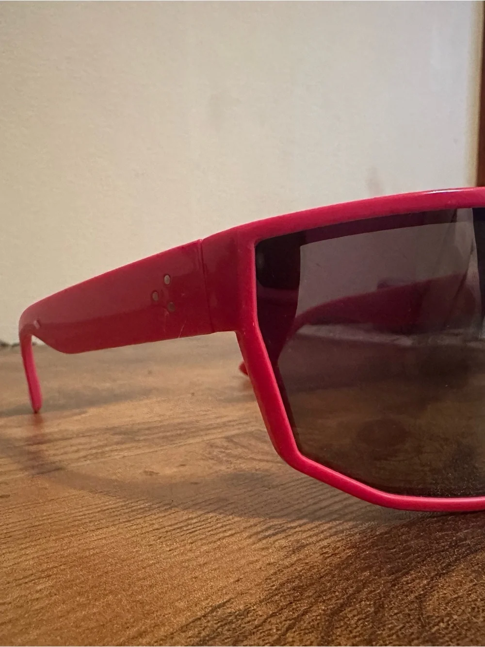 Bold Fuchsia Shield Sunglasses - Sport Visor Frame